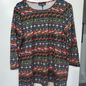 Dress Likee Festive Multicolor Tunic Top